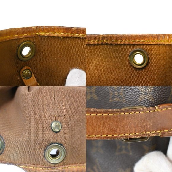 Authentic LOUIS VUITTON Noe GM Drawstring Shoulder Bag Monogram Leather - Picture 11 of 16